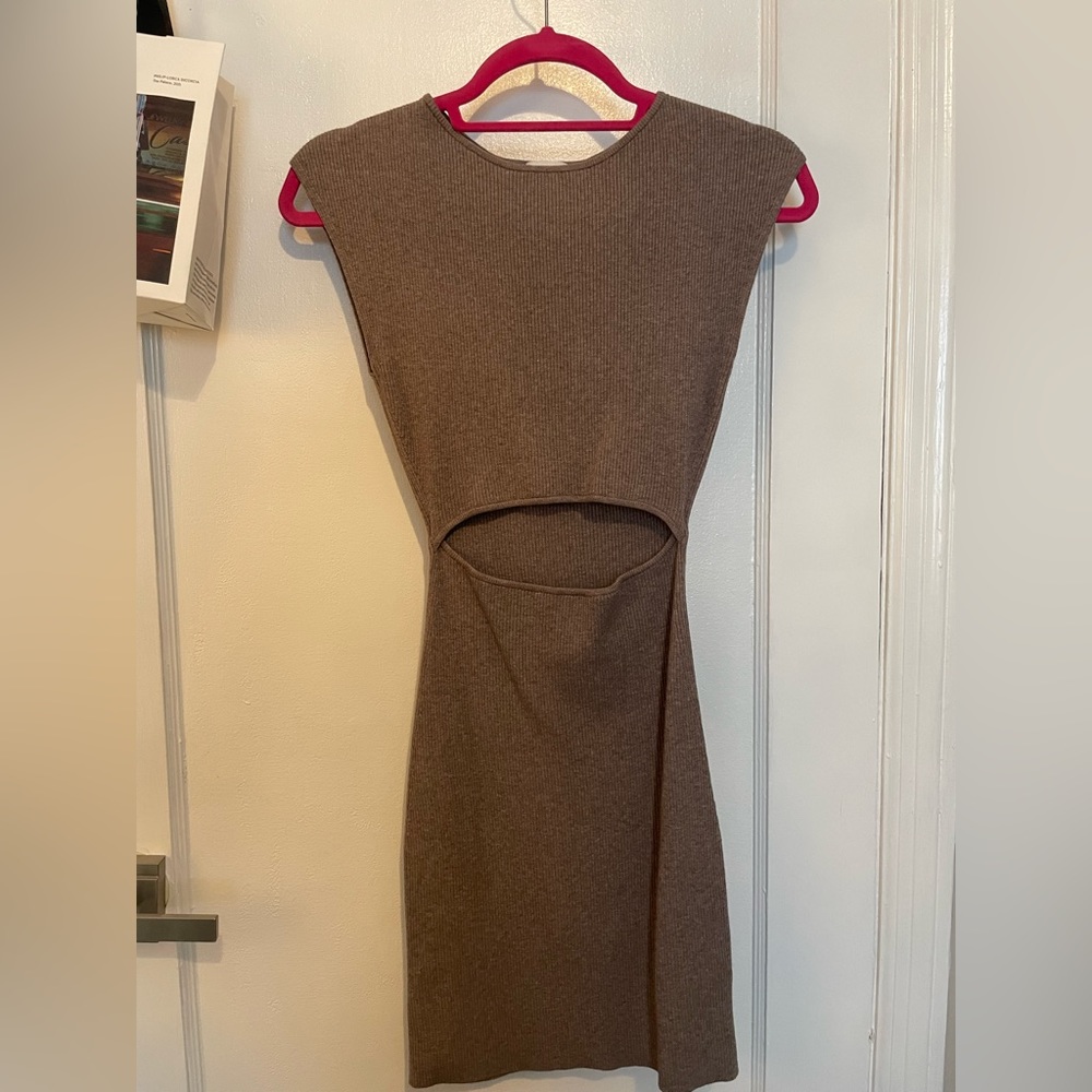 Aritzia Cut-out Knit Dress